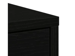 Aparador c/ gavetas e portas 70,5x34x74,5 cm carvalho preto