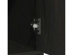 Aparador c/ gavetas e portas 70,5x34x74,5 cm carvalho preto