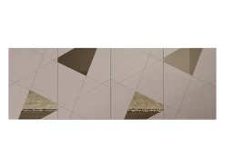 Aparador com 4 portas - Bege - CANTIANO