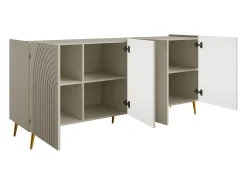 Aparador com 4 portas bege - NORSIM de Pascal Morabito