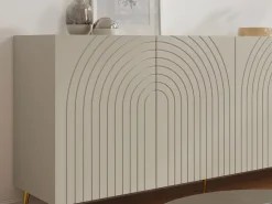 Aparador com 4 portas bege - NORSIM de Pascal Morabito