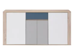 Aparador com 4 portas e 1 gaveta multicolor - FILUTIA
