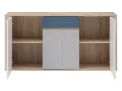 Aparador com 4 portas e 1 gaveta multicolor - FILUTIA