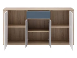 Aparador com 4 portas e 1 gaveta multicolor - FILUTIA
