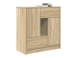 Aparador com gavetas e portas 70,5x34x74,5 cm carvalho sonoma