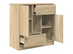 Aparador com gavetas e portas 70,5x34x74,5 cm carvalho sonoma