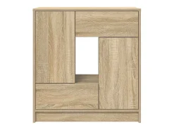 Aparador com gavetas e portas 70,5x34x74,5 cm carvalho sonoma