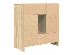 Aparador com gavetas e portas 70,5x34x74,5 cm carvalho sonoma