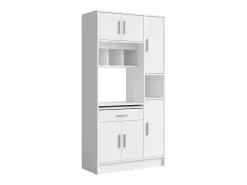 Aparador de cozinha com 5 portas e 1 gaveta - Branco - MADY I