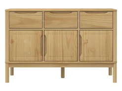 Aparador FLORO 114x43x74 cm pinho maciço castanho mel