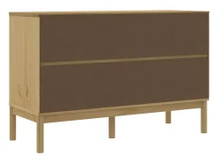 Aparador FLORO 114x43x74 cm pinho maciço castanho mel