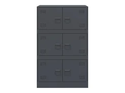 Aparador 67x39x107 cm aço antracite