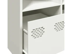 Aparador 135x39x73,5 cm aço laminado a frio branco