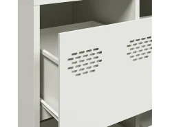 Aparador 135x39x73,5 cm aço laminado a frio branco