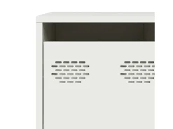 Aparador 135x39x73,5 cm aço laminado a frio branco