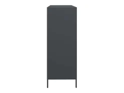Aparador 135x39x103,5 cm aço laminado a frio antracite