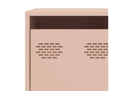 Aparador 135x39x103,5 cm aço laminado a frio rosa