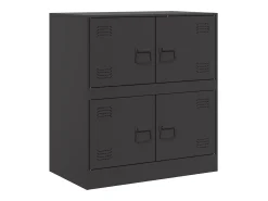 Aparador 67x39x73 cm aço preto