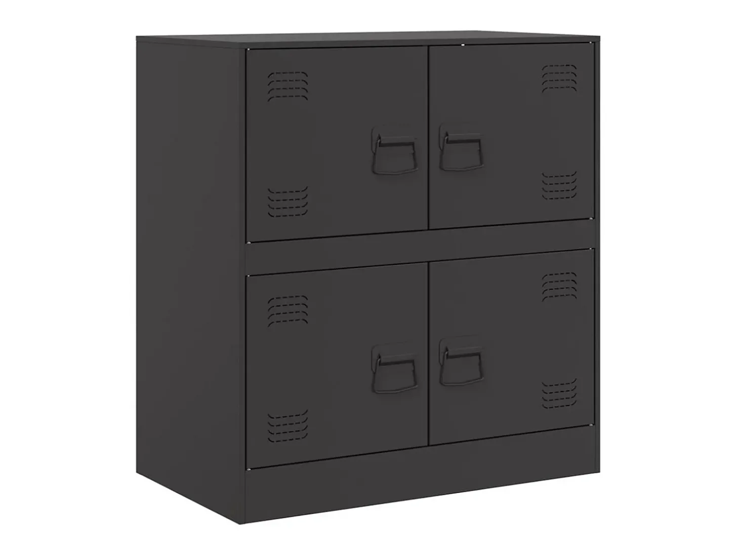 Aparador 67x39x73 cm aço preto