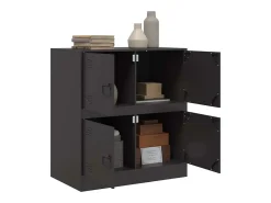 Aparador 67x39x73 cm aço preto