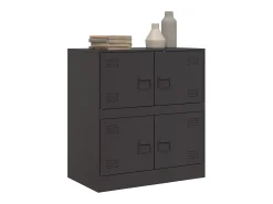 Aparador 67x39x73 cm aço preto
