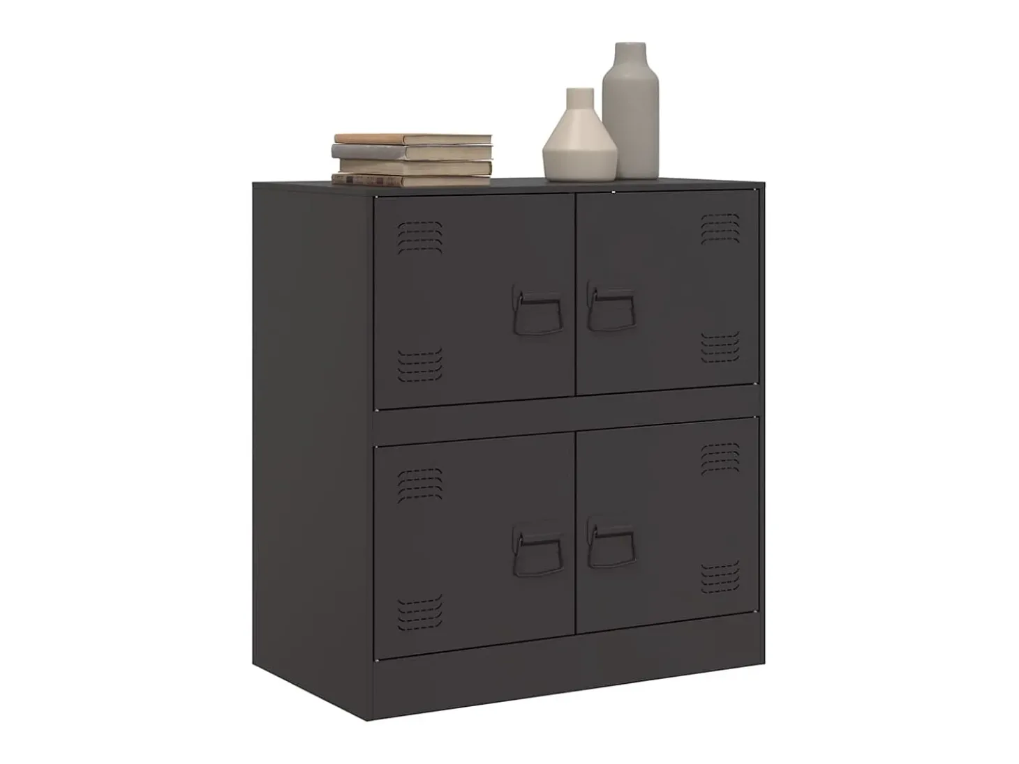 Aparador 67x39x73 cm aço preto