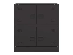 Aparador 67x39x73 cm aço preto