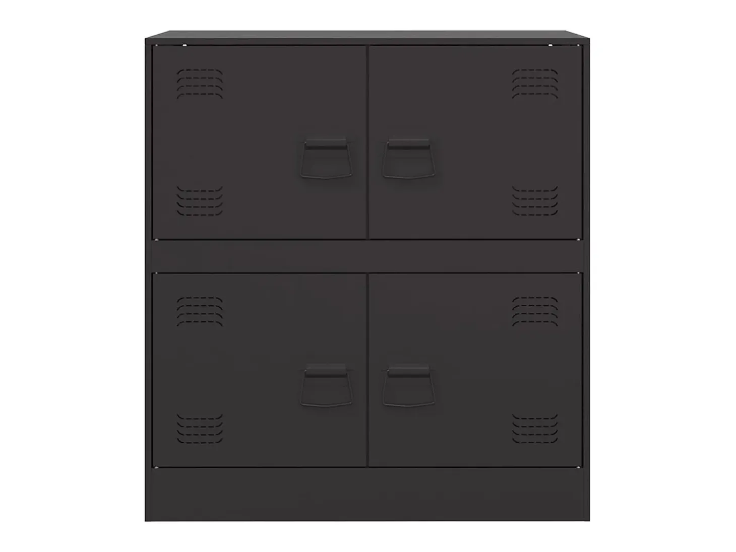 Aparador 67x39x73 cm aço preto