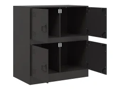 Aparador 67x39x73 cm aço preto