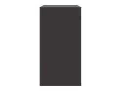 Aparador 67x39x73 cm aço preto