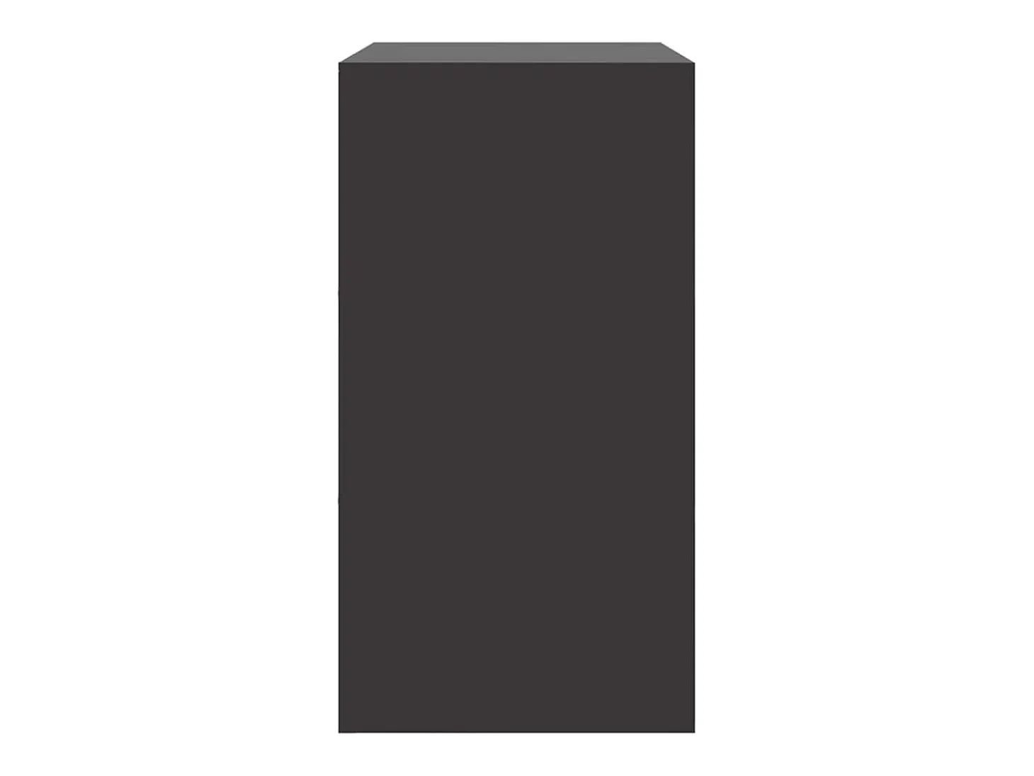 Aparador 67x39x73 cm aço preto