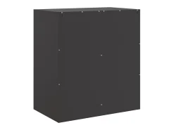 Aparador 67x39x73 cm aço preto