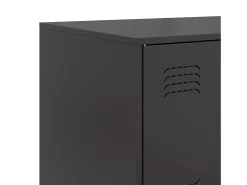 Aparador 67x39x73 cm aço preto