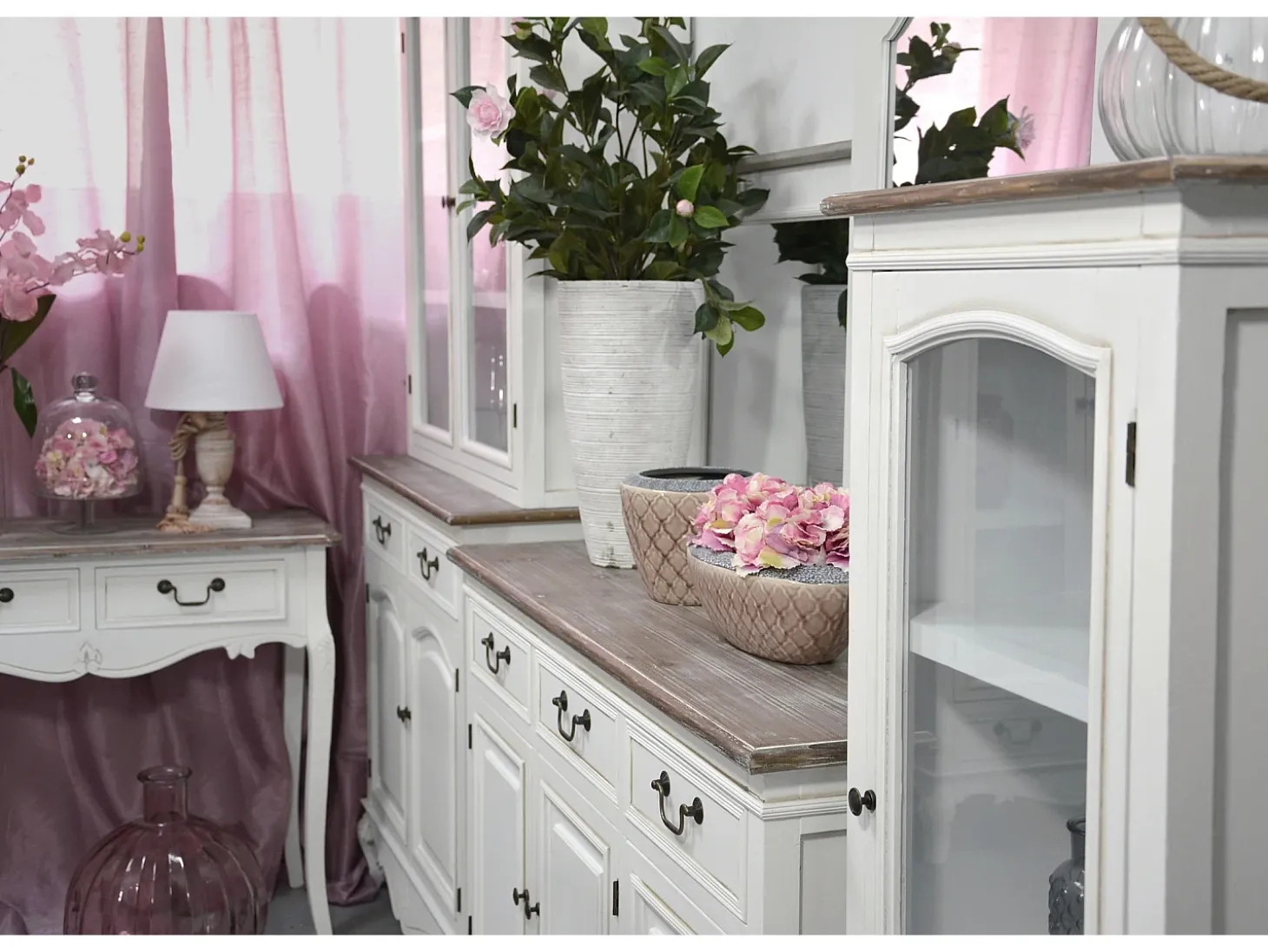 Aparador 90x190x40 cm branco Rimini White RIW01