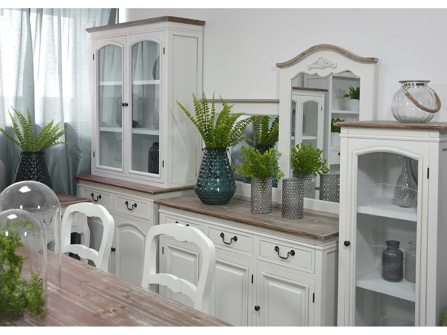 Aparador 90x190x40 cm branco Rimini White RIW01