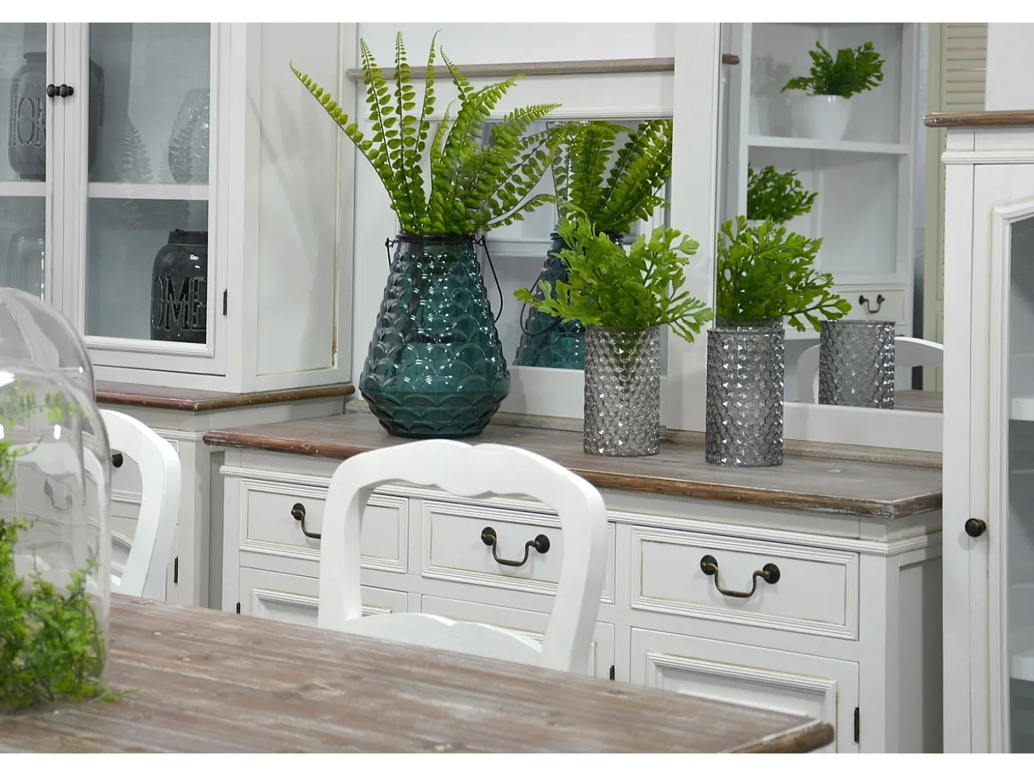 Aparador 90x190x40 cm branco Rimini White RIW01