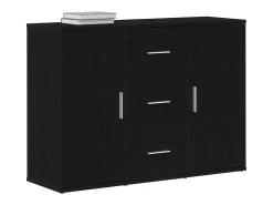 Aparador 91x29,5x65 cm derivados de madeira carvalho preto