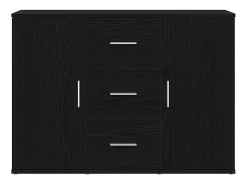 Aparador 91x29,5x65 cm derivados de madeira carvalho preto
