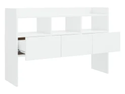 Aparador 105x30x70 cm derivados de madeira branco brilhante