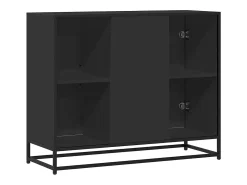 Aparador 92x35x76 cm derivados de madeira preto