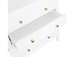 Aparador、Comoda com 4 gavetas - aglomerado - Branco