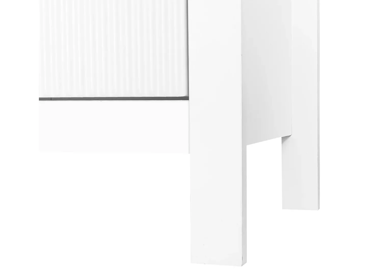 Aparador、Comoda com 4 gavetas - aglomerado - Branco