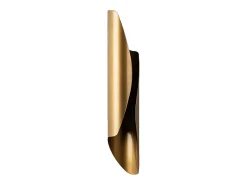 aplique de parede em metal dourado - A. 40 x P 11 cm - LYNOR