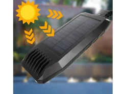 Aplique De Parede Solar Para Exterior Toolight Rsl018 Black