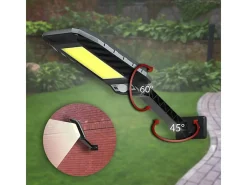 Aplique De Parede Solar Para Exterior Toolight Rsl018 Black