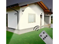 Aplique De Parede Solar Para Exterior Toolight Rsl018 Black