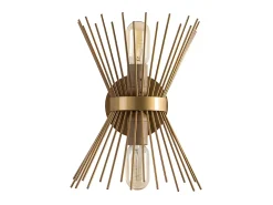 Aplique em metal - Candeeiro A. 33 cm - Dourado - KIRPI