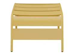 Apoio de pés metal 51x60x32 cm amarelo mostarda - MIRMANDE de MYLIA