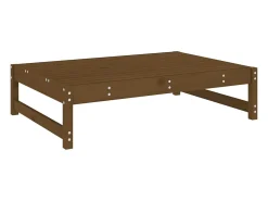 Apoio de pés para jardim 120x80 cm pinho maciço castanho-mel