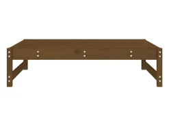 Apoio de pés para jardim 120x80 cm pinho maciço castanho-mel
